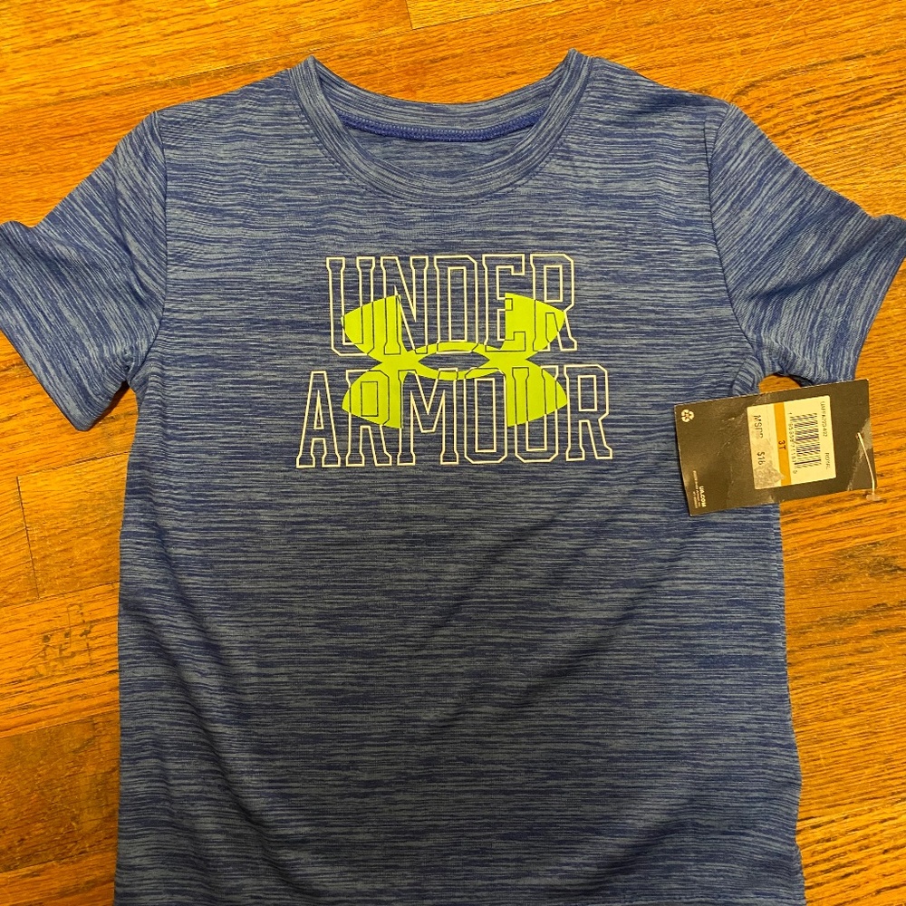 New with tags, Under Armour, toddler 3T tshirt